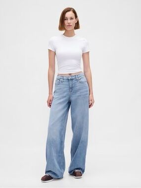 GAP | Baggy Mid-Rise UltraSoft Denim